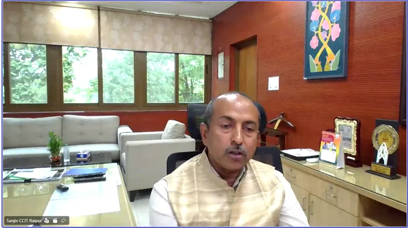 Sh. Sanjiv Singh, Chief Commissioner of Income Tax, Raipur and Former Joint Secretary, DPIIT, highlighted the remarkable growth of India’s start-up ecosystem and the role of initiatives such as Startup India in strengthening innovation and entrepreneurship — photo 7 of 8